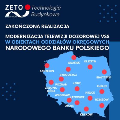 Modernizacja systemu VSS Oddziałów Okręgowych NBP